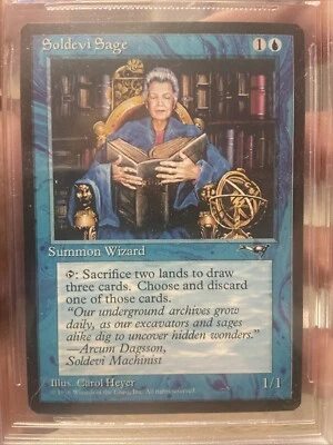 Soldevi Sage MTG Alliances BGS Graded 9.5 (Q++) Low Pop 4 - Image 1 of 4