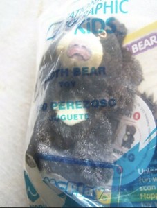 NIP 2018 McDONALD'S HAPPY MEAL TOY # 9 NATIONAL GEOGRAPHIC KIDS SLOTH BEAR 
