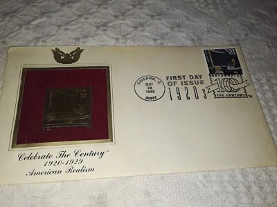 New First Day of Issue Celebrate The Century 1920-29 American Realism, Sealed EC - Image 1 of 3