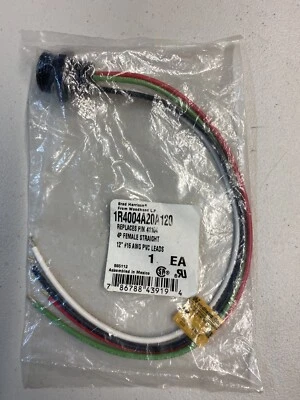 Brad Harrison 1R4004A20A120 Mini-Change 4P Female Connector Str 12” 16awg 41104 - Image 1 of 3