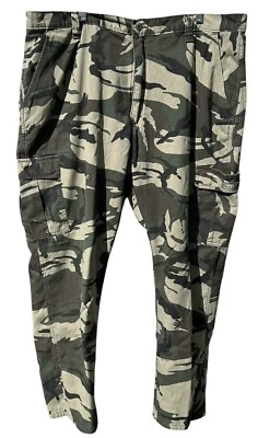 Pantalones de Vellón Camuflados WRANGLER De Colección Años 90 42 X 30 Aislados Caza Pesca Carga Foto 1 de 4