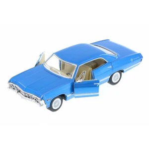 5418D 5" Kinsmart 1967 Chevrolet Impala Modelo Diecast Model Toy Blue Car 1:43 - Picture 1 of 2