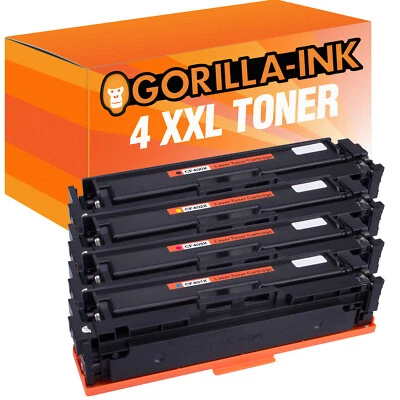 GORILLA-INK Tóner XXL 201X para HP Color LaserJet Pro MFP M277DW MFP M277N M274N M274DN