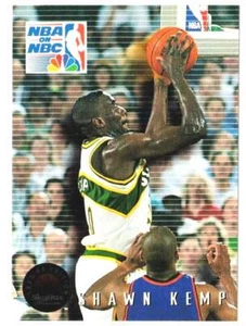1993-94 Skybox Premium #17 Shawn Kemp (ex-mt) Seattle Supersonics - Imagen 1 de 2
