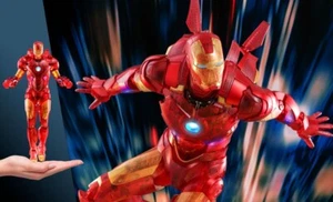 Iron Man Mark IV Holographic Version 1/6 Figure Hot Toys New 906328 - Picture 1 of 24