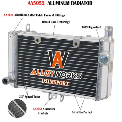 Radiador de aluminio para motocicleta Honda CB500/CB500S 1993-2004 Foto 1 de 4