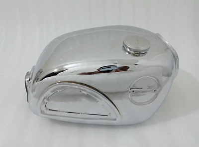 Honda CL72 CL77 (1962 - 1967) 305 Scrambler Aluminium Fuel Petrol Tank +Cap - Image 1 of 4