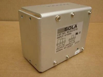 Fuente de alimentación SOLA ELECTRIC 83-24-212-03 usada #65395 Foto 1 de 2