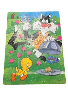 1977 Looney Tunes "Tweety & Sylvester" Jigsaw Puzzle #4605~100 Pieces~14" x 18" - Picture 1 of 9