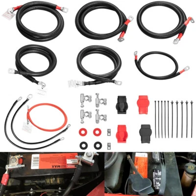 Kit de cables de batería diésel de 7,3 L para Ford Superduty F250/F350/Excursion 1999-2003 Foto 1 de 4