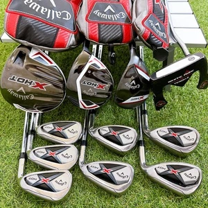 Callaway X HOT Men's Golf Club Set 11pcs No Bag Flex-S Right-handed From Japan - Picture 1 of 22