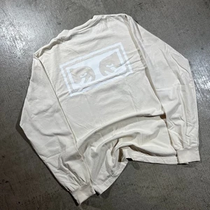 OBEY Long Sleeve Tee Off-White Streetwear Large - Picture 1 of 6