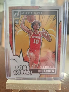 Zaccharie Risacher Bomb Squad Rookie 2024-25 Panini Donruss Atlanta - Picture 1 of 2