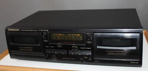 Pioneer registratore a nastro doppia cassetta modello CTW205R lettore musicale vintage 1998 - Foto 1 di 20