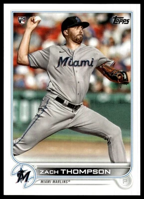 2022 Topps #227 Zach Thompson RC - Image 1 of 2