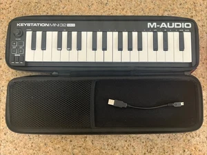 M-Audio Keystation Mini 32 MK3 32-key Keyboard Controller With HardShell Case - Picture 1 of 17