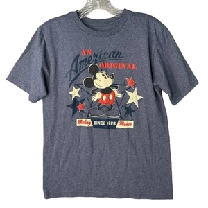 Disney Shirt Youth Large Mickey Mouse Short Sleeve Tee Graphic American Original - Picture 1 of 7