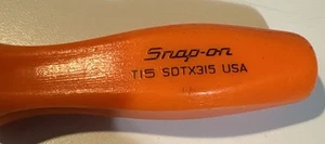 Snap-On SDT315 T15 Mini Torx Driver Orange Screwdriver Handle - Picture 1 of 6