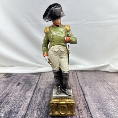 Capodimonte Bruno Merl Dragone  Napoleon Cavelry Soldier Figure Bonaparte signed - Image 1 of 4