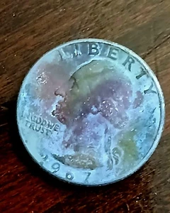 1967 Washington Quarter Missing Clad Layers Obv./Rev. - Picture 1 of 2