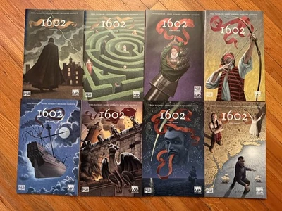 JUEGO COMPLETO MARVEL 1602 #1-8 (2003) Neil Gaiman & Andy Kubert casi nuevo Foto 1 de 4