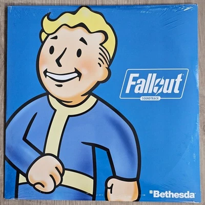 Fallout LP 乙烯基游戏原声带官方贝塞斯达促销物品 2018 年密封 — 第 1/2 张图片