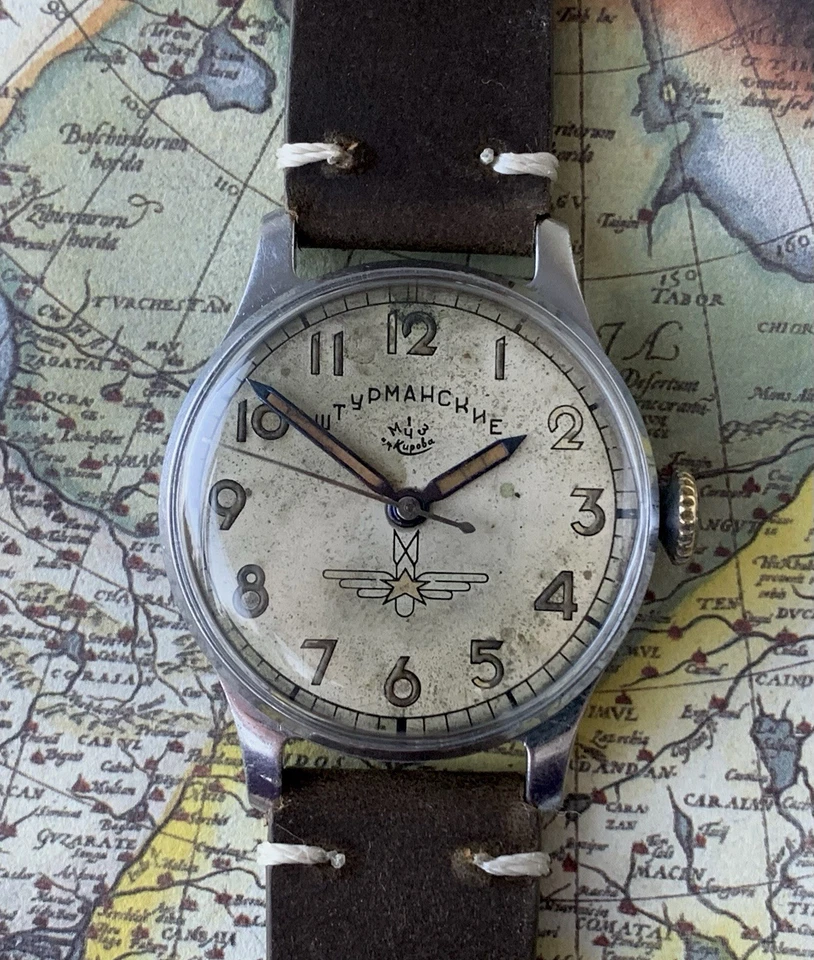 Auténtico reloj Sturmanskie Gagarin auténtico vintage 4T-1950 reparado Foto 1 de 4