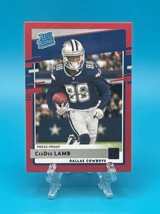 2020 Panini Donruss Rated Rookie CeeDee Lamb #506 Red Press Proof (RC) - Picture 1 of 2