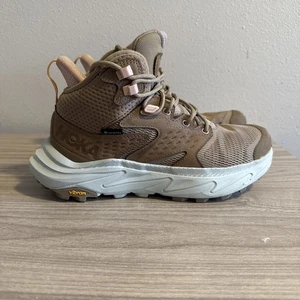 Zapatos de senderismo Hoka One One Anacapa 2 Mid GTX Gore-Tex para mujer talla 7 B Dune Ice - Imagen 1 de 12
