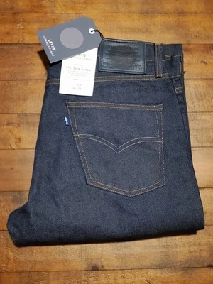 Pantalones de mezclilla para hombre Levi’s Blue Tab ribete japonés 512 ajustados calce cónico azul enjuague oscuro Foto 1 de 4