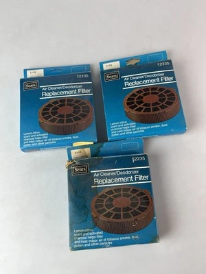 Lote de 3 Filtro de Repuesto Limpiador/Desodorizante Aire Sears 2235 - Nuevo en Caja Foto 1 de 4