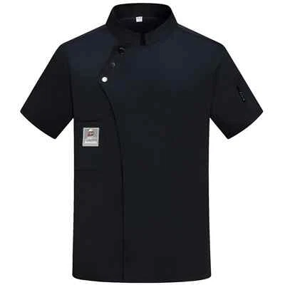 Chef Uniform Men's Clothing Catering Work Uniform Back Kitchen Uniform Top - Image 1 of 4