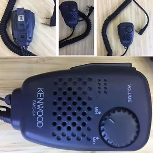 For Motorola KENWOOD SMC-34 Walkie Talkie Hand Microphone Speaker Adjustable DA - Picture 1 of 5