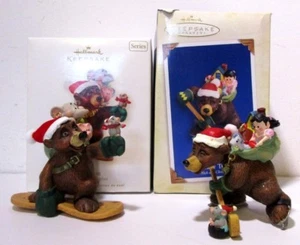 Hallmark Christmas Tree Keepsake Ornaments Lot Nick And Christopher Bear - Picture 1 of 2