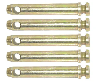 Top Link Pins X 5 - 127mm Category 1 For Compact Tractor Attachments - PITLP0104 • 12£