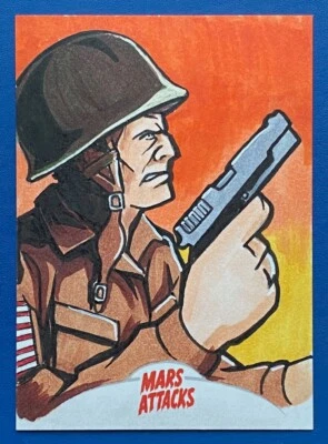 2013 MARS ATTACKS INVASION SKETCH by CHRIS WEST - Image 1 of 2