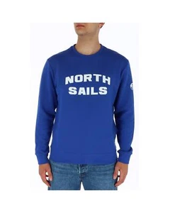 North Sails Crew Neck Sweatshirt Classic Men Blue Sweatshirts & Hoodies - Picture 1 of 4