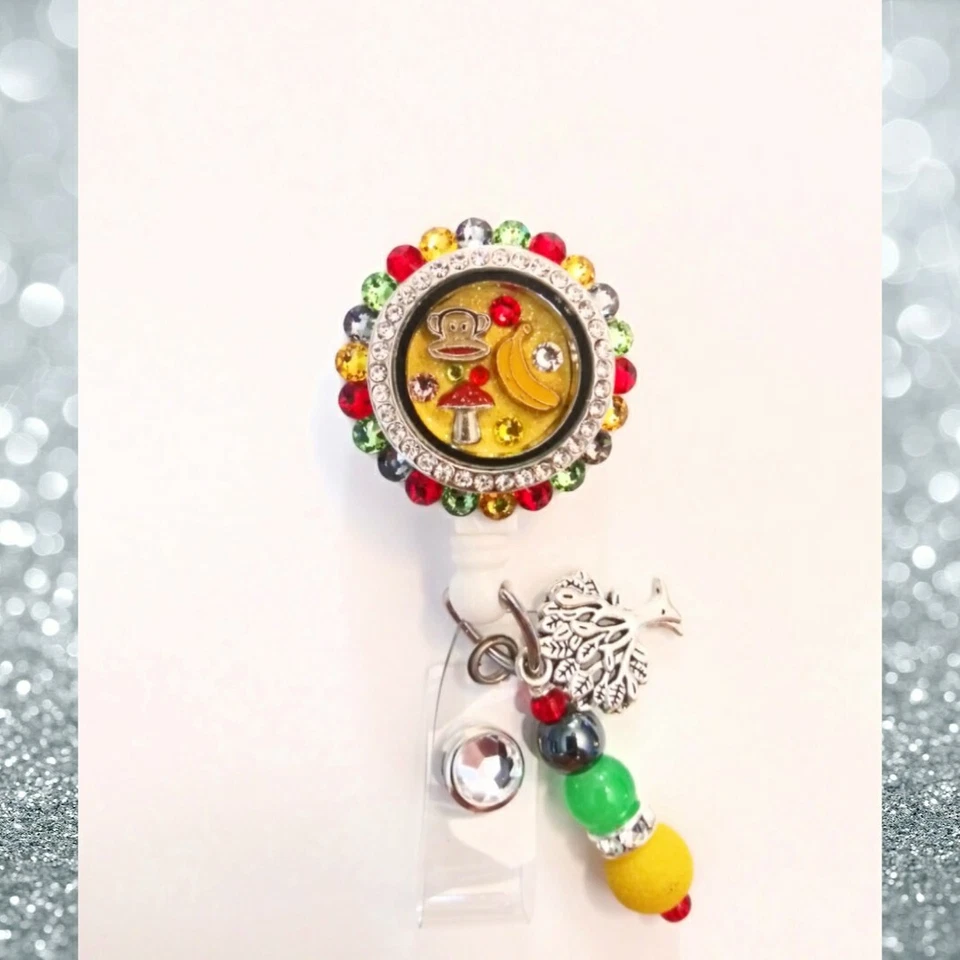 Carrete insignia medallón flotante tema mono Foto 1 de 1