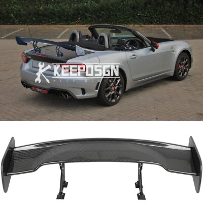 For 2017-2020 FIAT 124 Spider 57" Rear Trunk Spoiler GT Rear Wing Carbon Fiber - Image 1 of 4