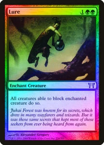 Lure FOIL Champions of Kamigawa NM Green Uncommon MAGIC MTG CARD ABUGames - Picture 1 of 1