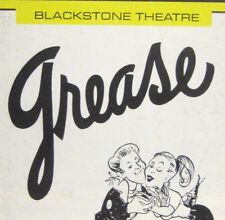 Grease Stagebill October 1973 Blackstone Theatre Judy Kaye Marilu Henner Chicago