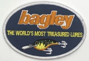 Bagley Fishing Lures Patch Tackle Vintage Style Retro Sew Iron Patch Hat Cap - Picture 1 of 1