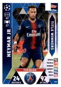2018-19 Topps Match Attax UEFA Champions League #SU13 Neymar Jr Superstar - Bild 1 von 2