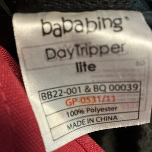 BABABING Day Tripper Lite Changing Bag Baby Baba Bing Bababing bag changing Mat - Picture 1 of 17
