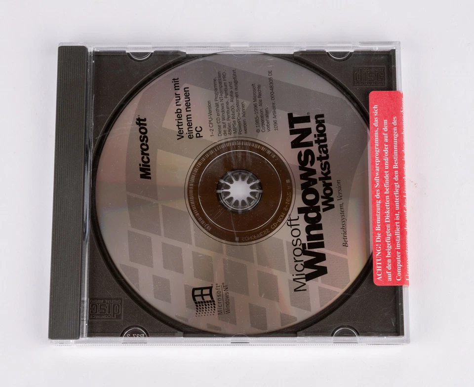 Microsoft Windows NT Workstation - 1-2 CPU-Version - neu, versiegelt - Bild 1 von 1