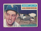 1956 Topps carte de baseball #243 Sherm Lollar Chicago White Sox très bon état