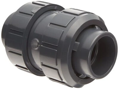 1/2'' PVC EPDM Ball Check Socket and Threaded - 1210005 - Image 1 of 2