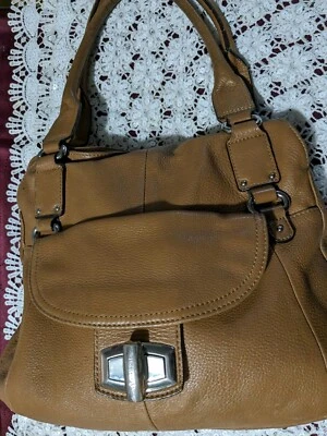 FALL Sale $17.99  B.Makowsky  Rich Camel Colored Buttery Soft Leather - Image 1 of 4