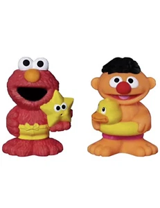 PAQUETE DE 2 Ardillas de baño Sesame Street Friends Bath Squirters Elmo y Ernie Hasbro - Imagen 1 de 11