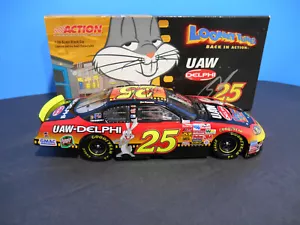 Joe Nemechek #25 UAW Delphi Looney Tunes Back In Action 2003 Autographed - Picture 1 of 12